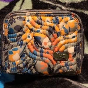 Lug splits wallet wildflower olive